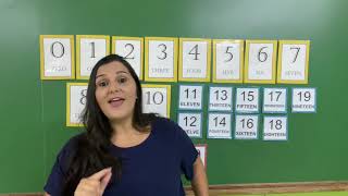 Aula de Inglês para crianças  NUMBERS de 1 a 30 [upl. by Aihsein]