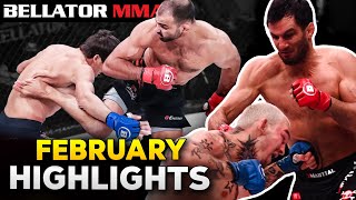 Top Fight Highlights February 2022  Bellator MMA [upl. by Brittni]