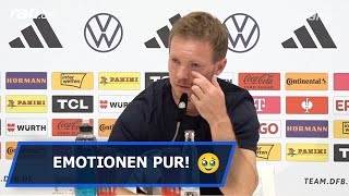 Julian Nagelsmann kämpft mit den Tränen [upl. by Mcnully]