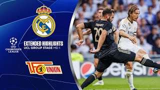 Real Madrid vs Union Berlin Extended Highlights  UCL Group Stage MD 1  CBS Sports Golazo [upl. by Hoseia]