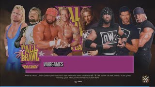 WWE2K24  WCW  War Games Match  Team Perfect Vs New World Order [upl. by Nylrac]