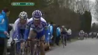 2009 E3 Prijs Vlaanderen Highlights Filippo Pozzato takes the win over Tom Boonen [upl. by Nnek176]