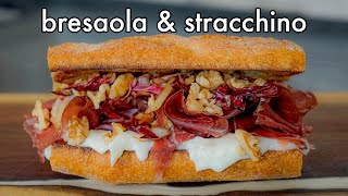 Bresaola Sandwich with Stracchino Cheese [upl. by Gwenneth602]