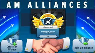 Create Your Own Alliance  Airline manager tycoon 2021 airlinemanager [upl. by Ontine179]