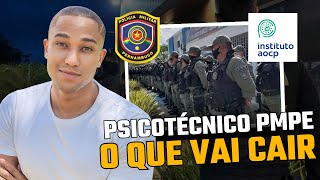 Como se preparar para o Psicotécnico da PMPE BANCA AOCP PARTE 2 [upl. by Jeb]