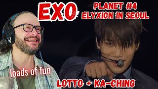 EXO PLANET 4 The ElyXion in Seoul  LOTTO  KaCHING reaction [upl. by Lyontine]