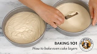 How to bake even cake layers [upl. by Mylor]