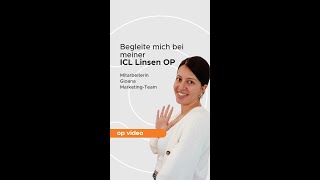 Begleite Gioana bei Ihrer ICL Linsen OP  LIVE OP  MUNICH EYE [upl. by Maice552]