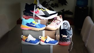 Nike Lebron 19 Space Jam Shoes  Nike 18 Kids and Toddler Bugs Bunny and Low PS Roadrunner [upl. by Ahsinik]