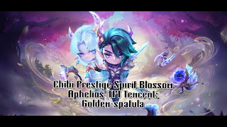 Chibi Prestige Spirit Blossom Aphelios TFT Tencent Goldenspatula [upl. by Wini394]