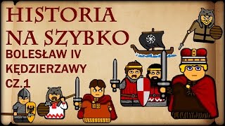 Historia Na Szybko  Bolesław IV Kędzierzawy cz1 Historia Polski 22 11461155 [upl. by Ahsaercal]