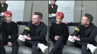 When the interviewer made Jimin uncomfortable [upl. by Zorana]