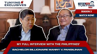 My full interview with the Philippines Bachelor Billionaire Manny V Pangilinan [upl. by Ylyl160]