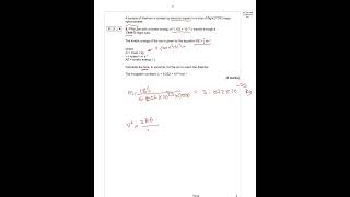 Exam Technique TOF Mass Spectrometry Calculation Question A level Chemistry [upl. by Adnaluy557]