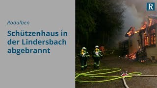 Rodalben Schützenhaus niedergebrannt [upl. by Yelsnik]