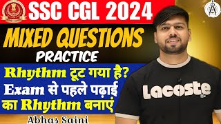 Rhythm टूट गया है Exam से पहले पढ़ाई का Rhythm बनाएं  PRACTICE QUESTIONS OF MATHS BY ABHAS SAINI [upl. by Elizabeth]