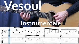 Jacques Brel Vesoul  PlayAlong Tab  Fingerstyle [upl. by Jefferson]