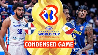 Dominican Republic 🇩🇴 vs Philippines 🇵🇭  Full Game Highlights  FIBA Basketball World Cup 2023 [upl. by Jevon]