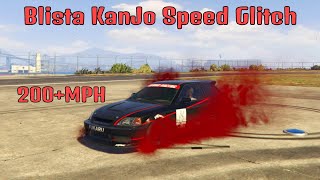 GTA 5 Dinka Blista Kanjo Speed Glitch [upl. by Linnea936]