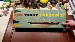 Ideal Toy Corporation ITC Kit No 3720298 The Yacht quotCorsair IIquot [upl. by Eniledam449]