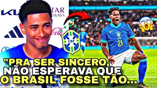 🚨🚨QUE MORAL OLHA O QUE O TIME DA INGLATERRA FALOU DA SELEÇÃO BRASILEIRA E ENDRICK APÓS VITÓRIA [upl. by Aneehta78]