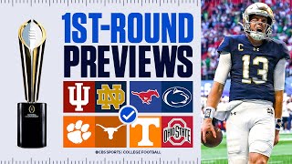 Previewing EVERY College Football Playoff firstround game [upl. by Ruzich392]