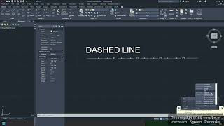 AutoCAD  How To Draw Dashed Line [upl. by Korb39]