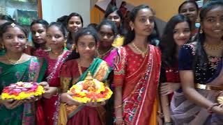 Bathukamma Celebration by Claret family StClaret School SKZR [upl. by Piselli]