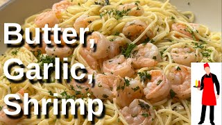 Garlic Butter Shrimp Pasta Recipe easy and delicious [upl. by Nivi668]