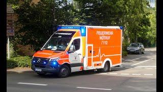 Brandneu GongDurchsage Pressluft RTW Herzogenrath auf Einsatz [upl. by Ahsenor884]