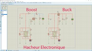 Hacheur Buck et Hacheur Boost 12V [upl. by Alamap]