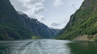 Glimpses of Sognefjord Norway travel beautifulplaces scenicviews luxury [upl. by Verge]