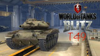 T49 152mm launcher  World of Tanks Blitz [upl. by Lachus]