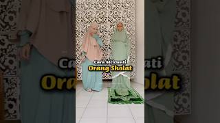 Lewatin Orang Sholat tuh gini belajarislam salat sholat lucu [upl. by Noxas241]