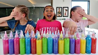 3 COLORS OF GLUE SLIME CHALLENGE Best Slimes Edition [upl. by Norita]