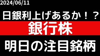 日銀利上げあるか！？サプライズあれば銀行株爆上げもあるが、、、 [upl. by Greeley274]