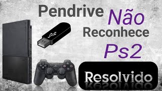 Ps2 não reconhece pen drive resolvidoTutorial [upl. by Monika]