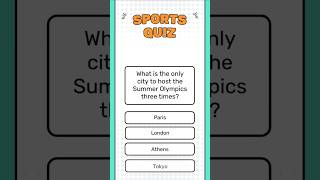 Which City Has Hosted the Summer Olympics 3 Times [upl. by Mikahs]