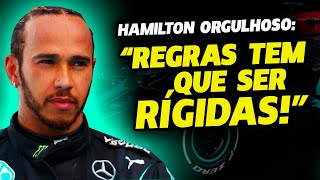 HAMILTON GOSTOU DA PUNIÇÃO À VERSTAPPEN quotREGRAS TEM QUE SER RÍGIDASquot  FÓRMULA 1  GP EM CASA [upl. by Assital]