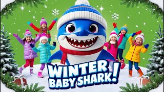 quotBaby Shark Dance Winter Wonderland ❄️  Trending Winter Kids Song 2024quot babyshark [upl. by Goldston]