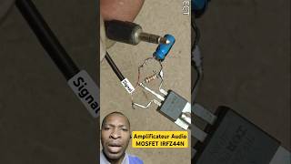 Amplificateur Audio MOSFET IRFZ44N mosfet amplifier speaker diy electronics sound amplifer [upl. by Queenie]