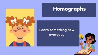 Homographs english grammar learneasy canva easy [upl. by Nosle]