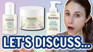 Aveeno Calm  Restore for DRY OILY amp SENSITIVE SKIN Dr Dray [upl. by Ariada863]