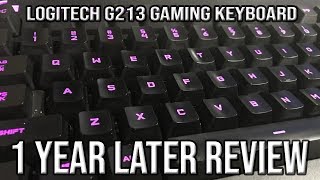 1 Year Later Review  Logitech G213 Prodigy Gaming Keyboard Review [upl. by Lind]