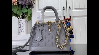 Louis Vuitton Alma BB M12561 Trianon Gray [upl. by Arutnev928]