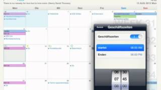 ifunde  iPlan KalenderApp fürs iPad [upl. by Nilved]