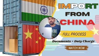 Import From China To India  Import Process and Documents From China  How To Import From Alibaba [upl. by Schaab]