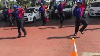 Petrol Attendants dancing to Mandozas Nkalakatha [upl. by Greenburg109]