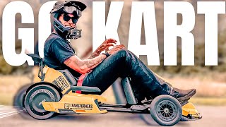 INSANE Segway Electric Gokart Pro Drift Kart Transforms Into Ninebot Hoverboard  EXTREME FUN⚡️ [upl. by Dielle]