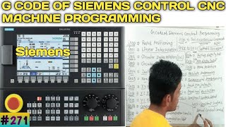 G code of siemens control CNC programming  All G code of Siemens control CNC machine programming [upl. by Kraska405]